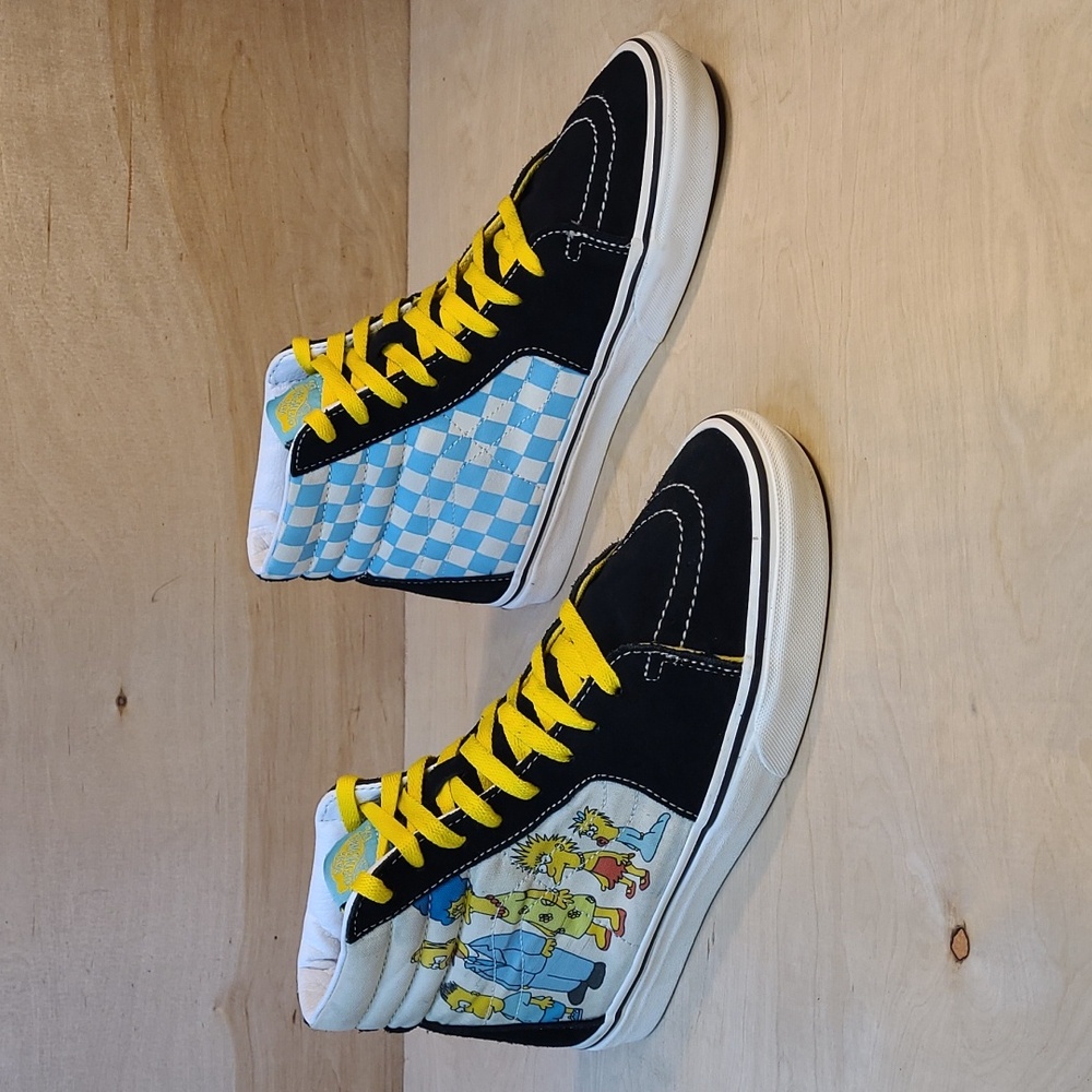 Vans X The Simpsons Sk8-Hi Family Portrait Sneakers Size 9 Men's